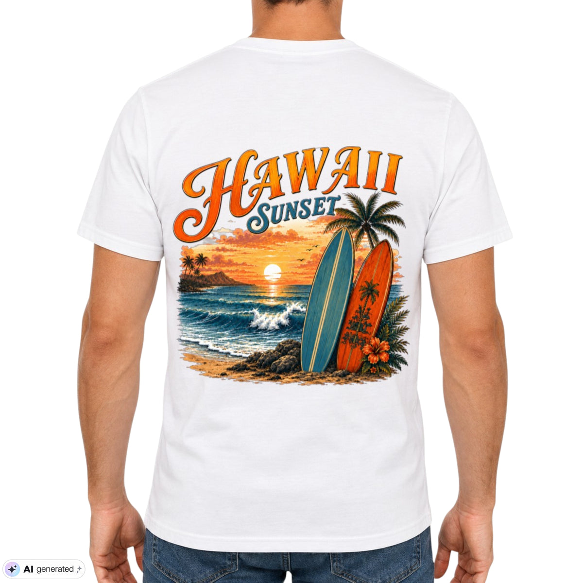 Hawaii Sunset – Tropical Surf
