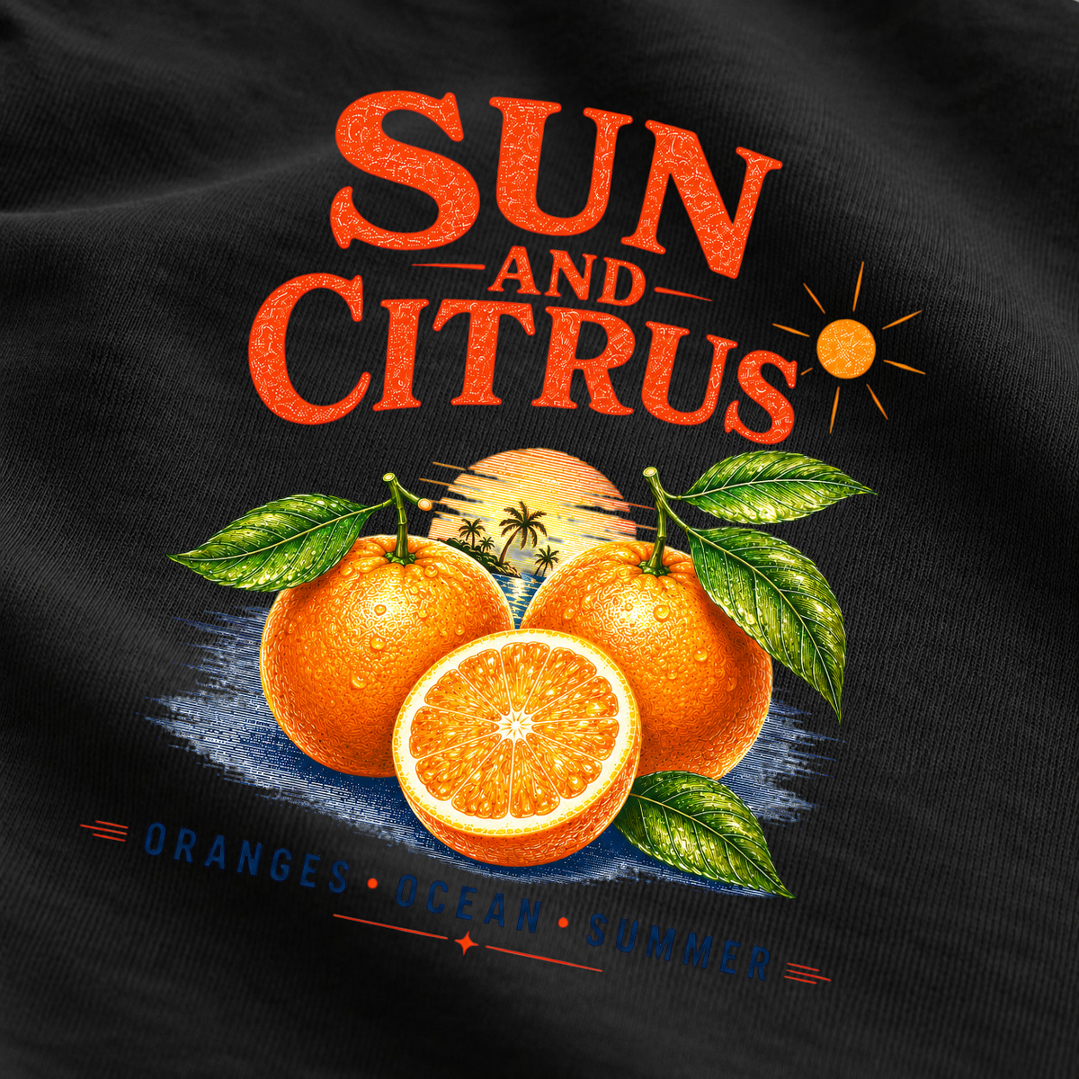 Sun and Citrus – Oranges Ocean Summer