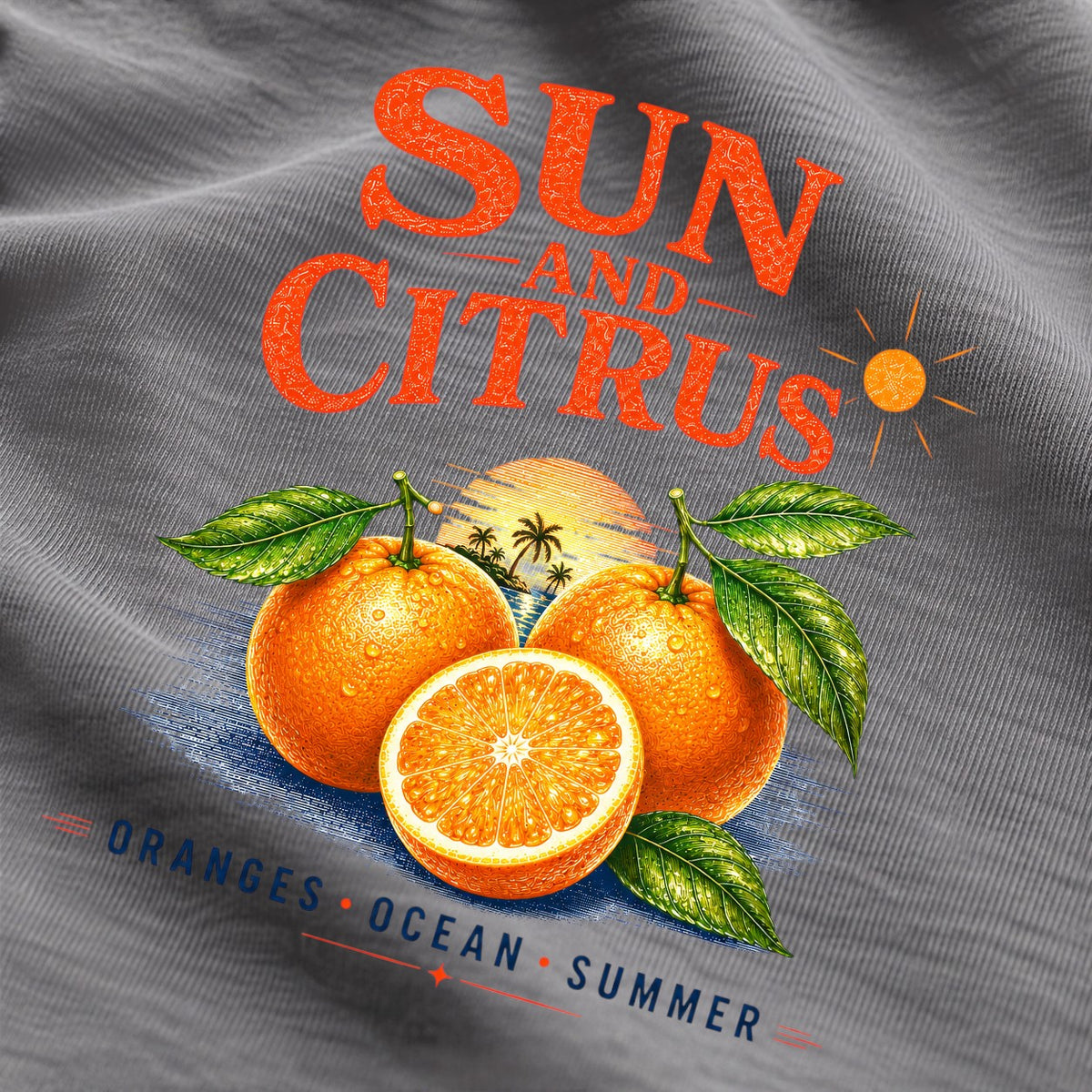 Sun and Citrus – Oranges Ocean Summer