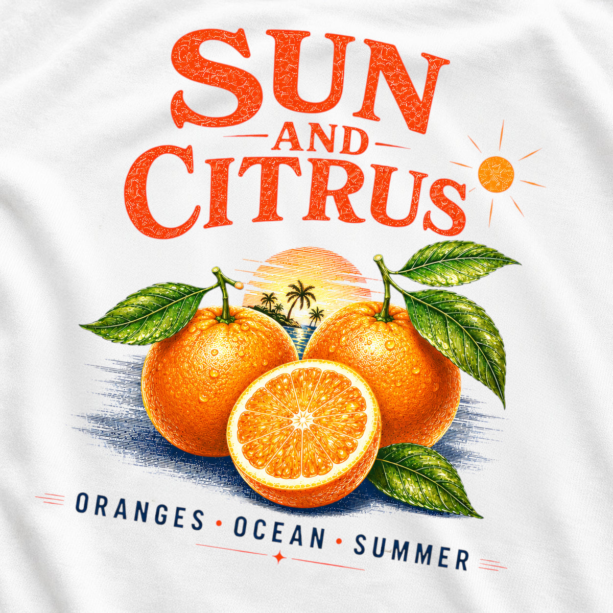 Sun and Citrus – Oranges Ocean Summer